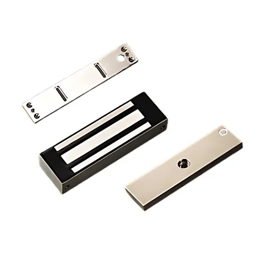 Dortronics 1000 1000 Series Industrial Electromagnetic Lock, 12/24VDC, 1200lb Holding Force, Stainless Steel