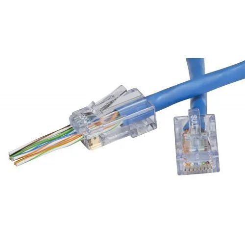 Platinum Tools 100010C EZ-RJ45 CAT6 Connector, 50-Piece