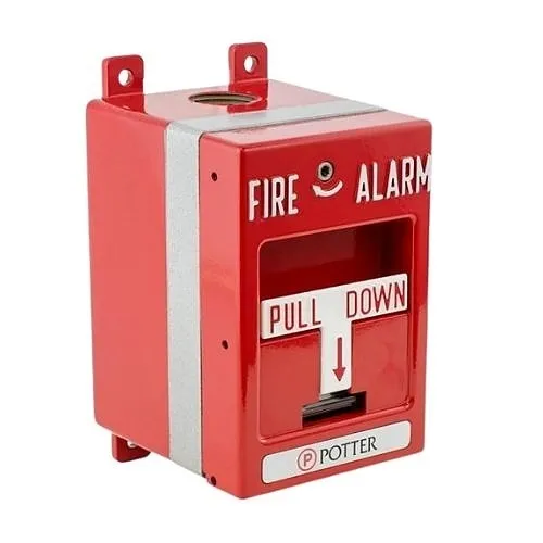 Potter RMS-6T-EXP-WP-LP Explosion-Proof Manual Pull Station, Red