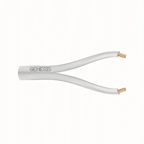 Genesis 10021101 22/2 Stranded Zip Cable, General Purpose, CM, 1000' (304.8 m) Pull Box, White