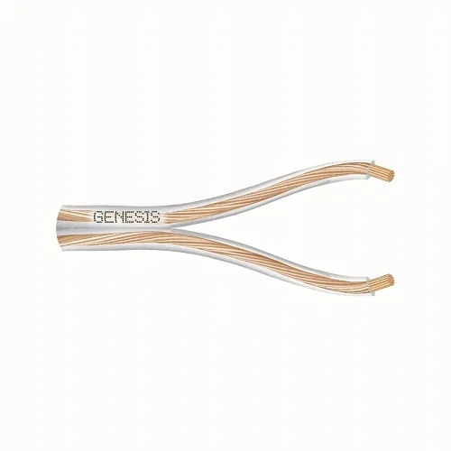 Genesis 10041000 18/2 Stranded Zip Cable, General Purpose, CM, 1000' (304.8 m) Reel, Clear