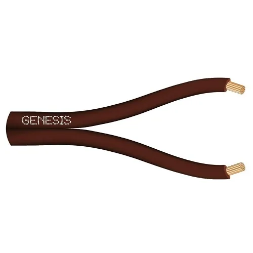Genesis 10041007 18/2 Stranded Zip Cable, General Purpose, CM, 1000' (304.8 m) Reel, Brown