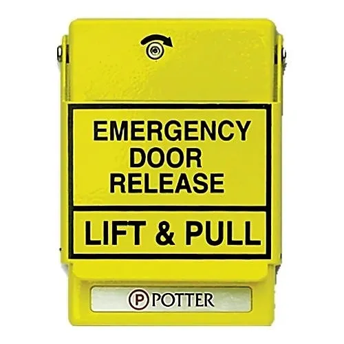 Potter 1004615-1 RMS-1T-LP Yellow Foam System Release, Black Text