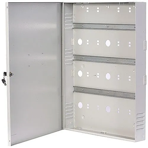 Comelit 10081 4-Way Lockable DIN Rail Enclosure, 19.5" 20.5" 3.75"