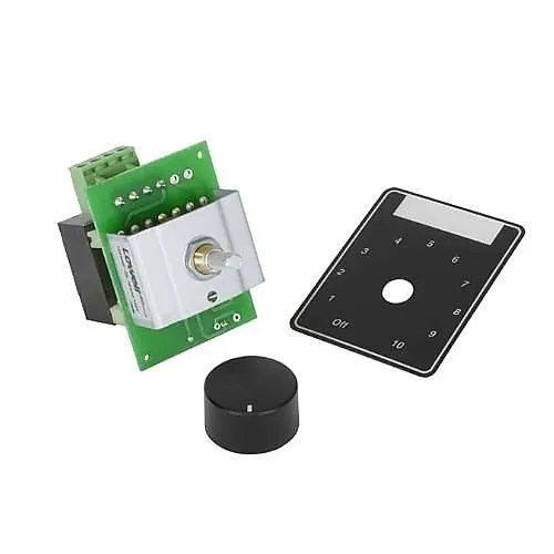 Lowell 100LVC-RM 100W Mono Autoformer Attenuator Volume Control with Rotary Switch, Black