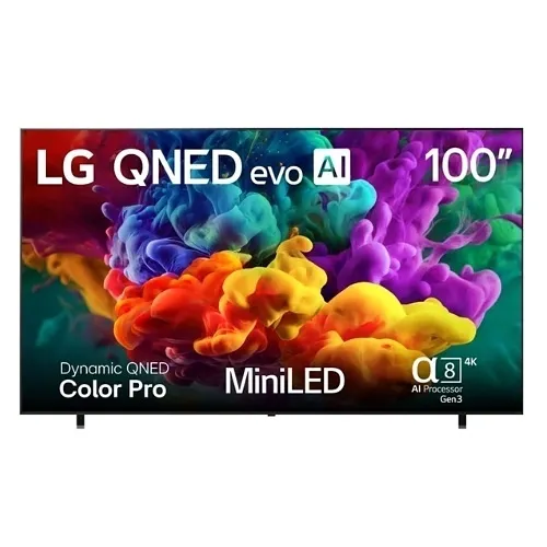 LG 100QNED84BU 100" evo Series QNED AI 84B Mini LED 4K UHD Smart TV, Black