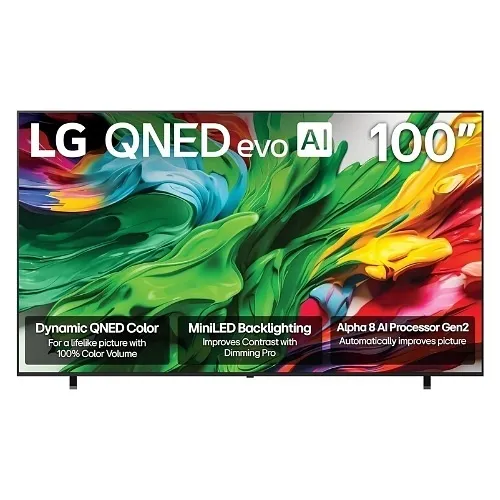 LG 100QNED85AU 100" QNED evo AI QNED85 MiniLED 4K Smart TV 2025