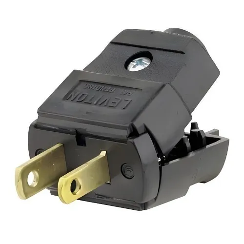 Leviton 101-2EP Connectors, EB Plug Polar 2P3W, 15A 125V