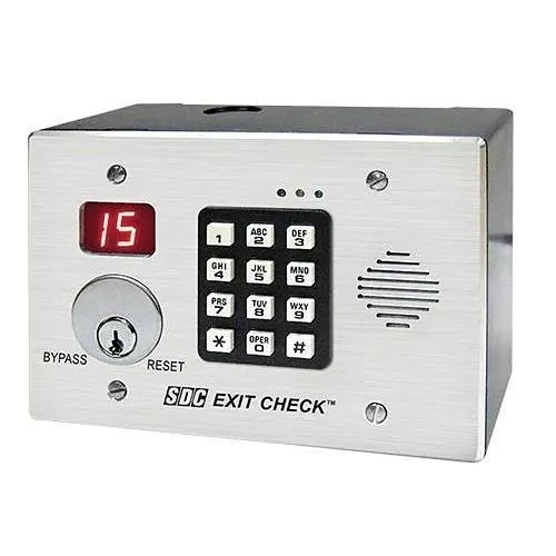 SDC 101-DENALK 101-DE Series Delayed Egress Controller, NFPA 101, Selectable Egress Delay, Less Keypad