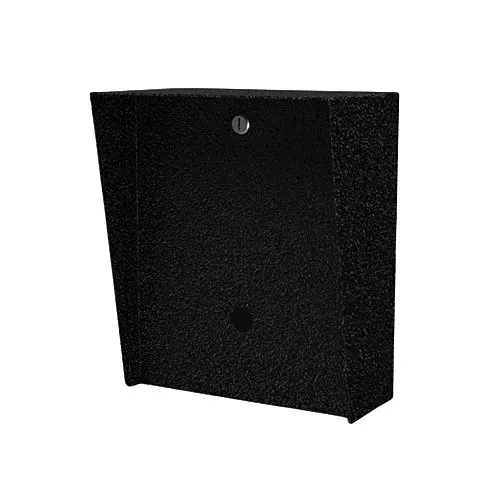 Pedestal Pro 1012HOU-AWID-01-CRS Housing with Cutout for AWID MR-1824 Card Reader, 14-Gauge Steel, Black