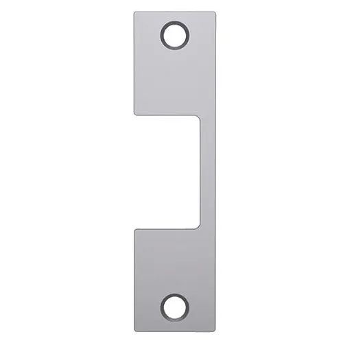 HES J-630 1006 Series Square Corners Faceplate, 4-7/8" 1-1/4", Satin Stainless Steel