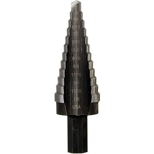 IRWIN 10234 3/16in - 7/8in, High Speed Steel Fractional Self-Starting, 12 Steps