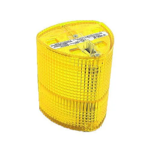 Edwards Signaling 102LM-Y Triliptical Lens,  Yellow