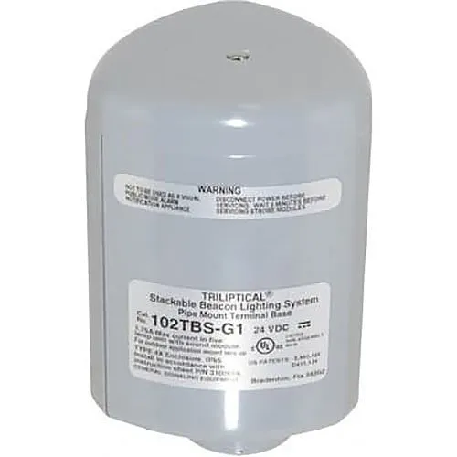 Edwards Signaling 102 Series Base Mounting Unit, for use with Optional Tone Module StackLight