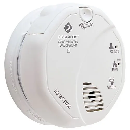 First Alert ZCOMBO-G Z-Wave Enabled Battery Smoke and Carbon Monoxide Combo Alarm, Works with the Ring Alarm Security Kit