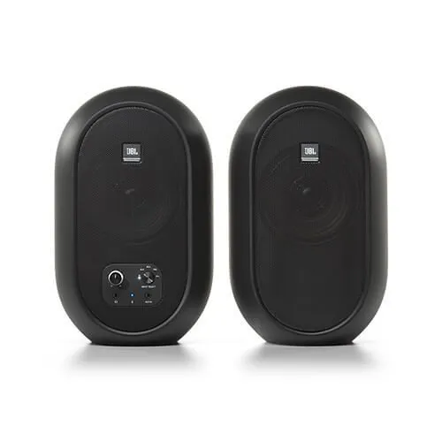 JBL Professional 104-BT Compact Desktop Reference Monitors with Bluetooth, Black, Pair