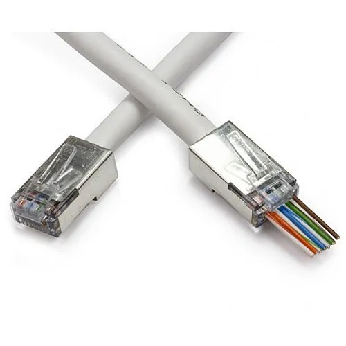 Platinum Tools 105020 EZ-RJ45 STP CAT5e/CAT6 Connector Internal Ground