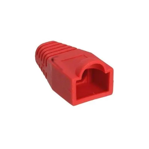 Platinum Tools 105091 7mm RJ-45 Colored Boot, 100-Piece, Red