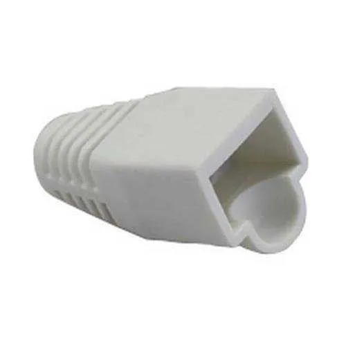 Platinum Tools 105097 7mm RJ-45 Colored Boot, 100-Piece, White