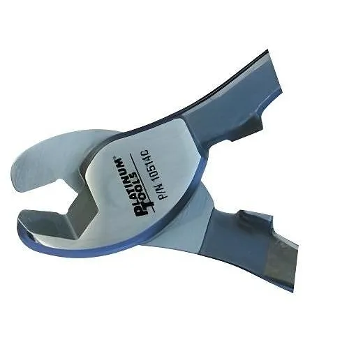 Platinum Tools 10514C CCS-6 Cable Cutter 6.3" Overall Length, Cuts RG6 CCS/Steel Center Coax, PVC Handle, Black Oxide