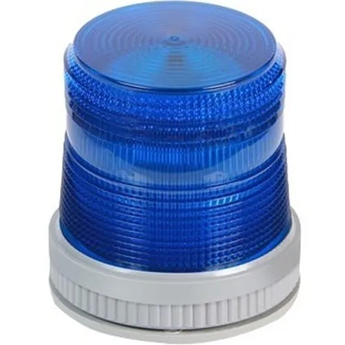 Edwards Signaling 105XBRMB120A 105XBR Series XTRA-BRITE LED Adverse Location Signal, 120VAC, 0.108A, Blue