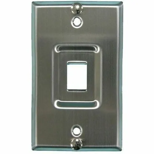 Dynacom 10600-AD Stainless VoIP Wall Plate, Blank