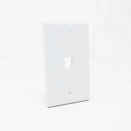 Dynacom 10600-P1-WH Classic Single-Gang Wall Plates, White