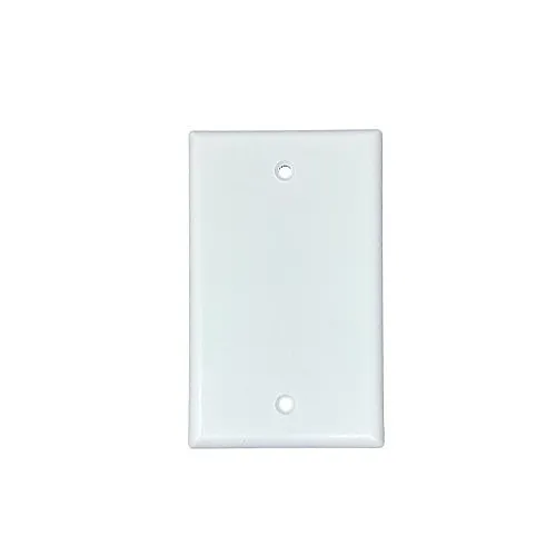 Dynacom 10600-PB-AL Wall Plate, Classic Wall Plate Single-Gang Blank, Almond