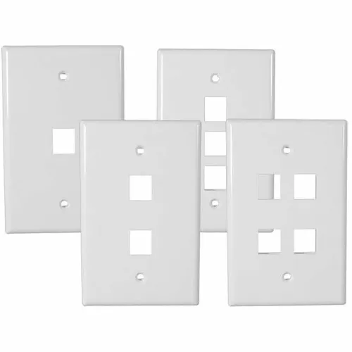 Dynacom 10600-SP3-IV Wall Plate, 3-Port Ivory