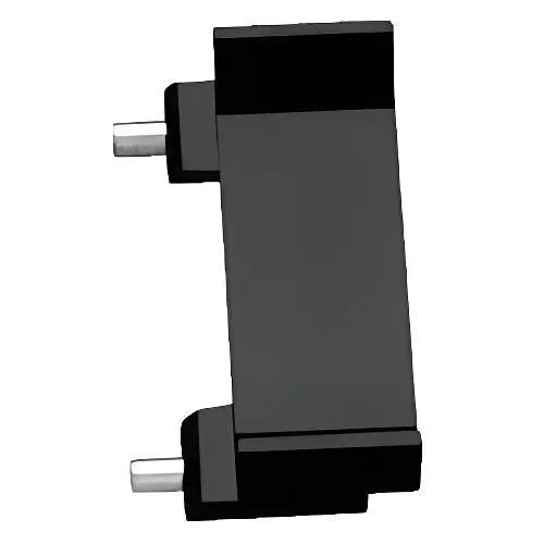 HES 5204-1-1/4IN-BLK Electric Strike Lip Extension, 1 1/4", Black