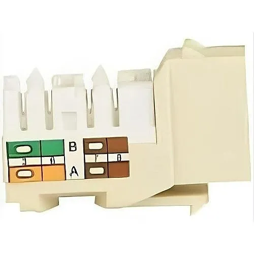 Dynacom 10605K-AL Keystone Jack, KwikJack Cat5E Data Jack Almond
