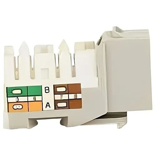 Dynacom 10605K-GY Keystone Jack, KwikJack Cat5E Data Jack Gray