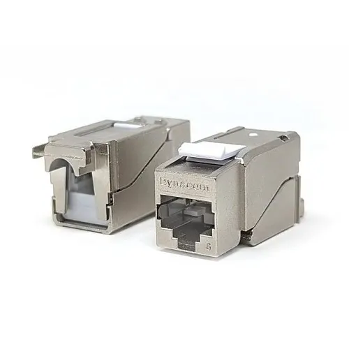 Dynacom 10606-FTP Tool-Less CAT6A Jack, HD Shielded
