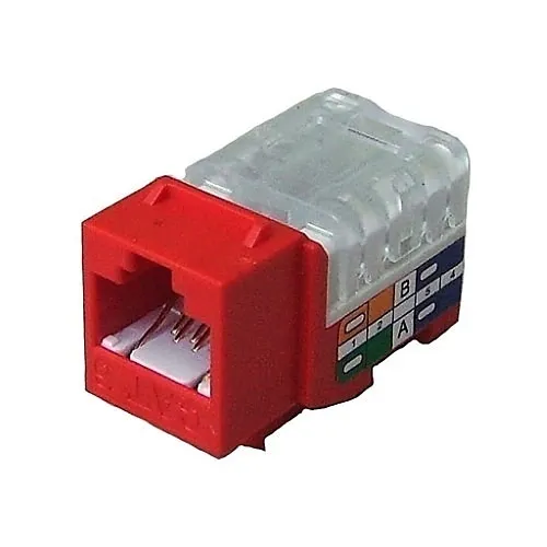 Dynacom 10606K-GY Keystone Jack, KwikJack Cat6 Data Jack Gray