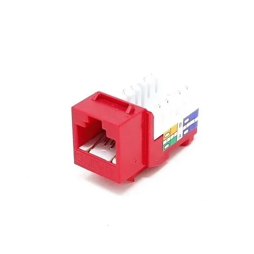 Dynacom 10606K-RD CAT6 Data KwikJack, Red