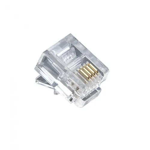 Platinum Tools 106120 RJ11-6P4C Standard Modular Plug, 500-Piece