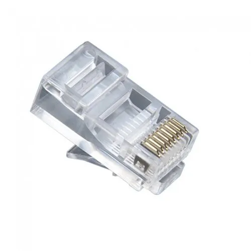 Platinum Tools 106153J CAT5e RJ45 Modular Plug, 8P8C for Round, Solid Cable, 100-Pack