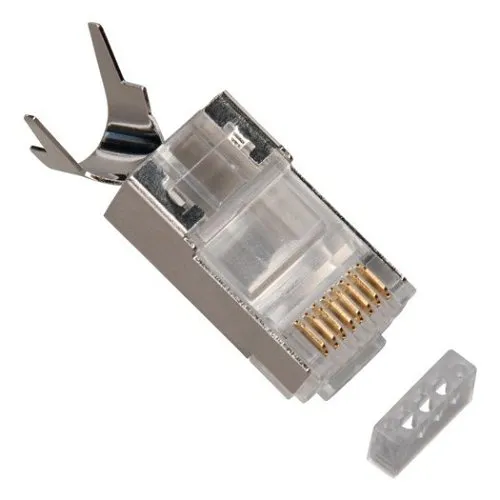 Platinum Tools 106192 10G CAT6a RJ45 Shielded Connector with Liner, 50-Pack