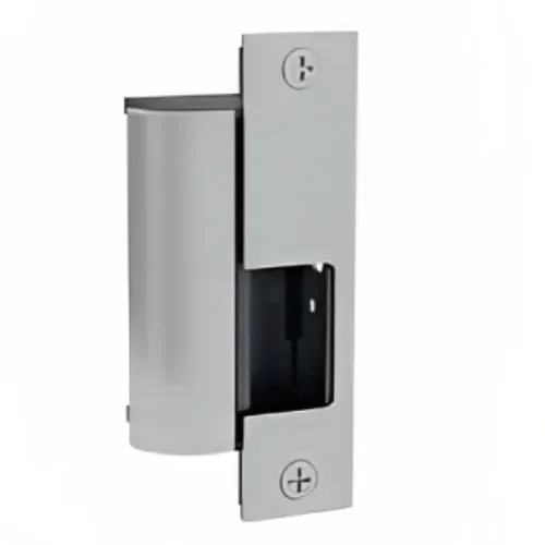 HES 1006CLB-12/24D-630-LBSM 1006 Series Complete Electric Strike with Latchbolt Strike Monitor, Includes Faceplates (J, K, KD, KM), Satin Stainless Steel