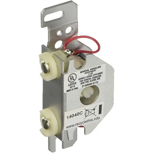 Edwards Signaling 1064 Series Strap Mounted Buzzer, 120V AC 50/60 Hz, 0.05A