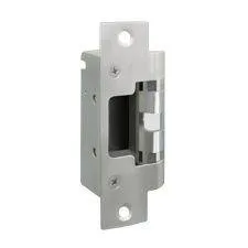 HES 803-630 8000 Series Electric Strike Faceplate for Cylindrical Locksets (Aluminum), 6-7/8"H x 1-1/4"W, Satin Stainless Steel