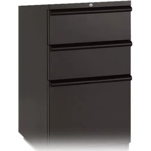 Winsted 10765 2-Box 1-File Storage Cabinet with Locking Drawers, Gray