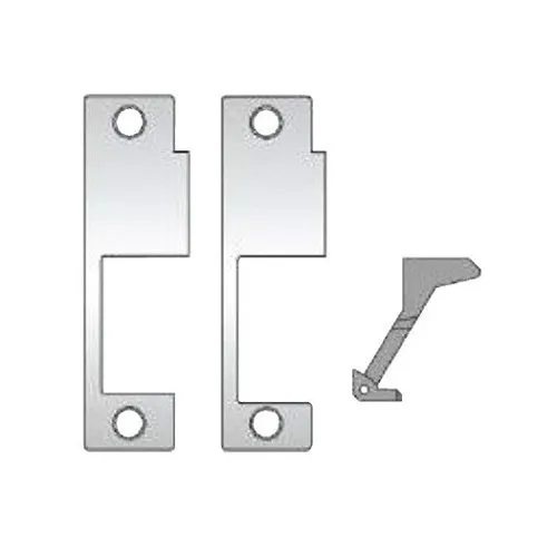 HES 851M 8500 Series Electric Strike Faceplate, 4-7/8" 1-1/4", Stainless Steel