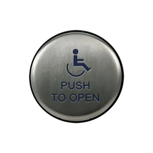 BEA 10EMR4751 Round, 433 MHz, Push to Open Text, Handicap Logo, 4.75"