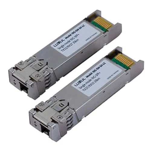 Luxul 10G-SM-DX-LC 10GB Single-Mode Fiber Duplex SFP+ Module 1310nm DFB Laser 10km over OS2 Fiber