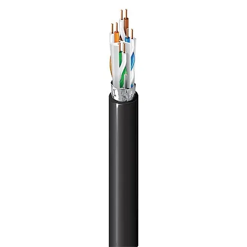 Belden 10GX53F009Z1000 10GX CAT6A Enhanced Plenum Cable, 23/4 Solid BC, Foil Shielded, UTP, CMP, LP, CL3P, FT6, 1000' (304.8m) UnReel, White