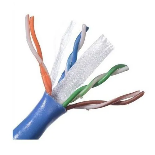 Belden 10GXE01.07500 CAT6A Enhanced Premise Horizontal Plenum Cable, 23/4 Solid BC, Shielded, F/FTP, Indoor, 500m (1640.42'), Reel, Purple