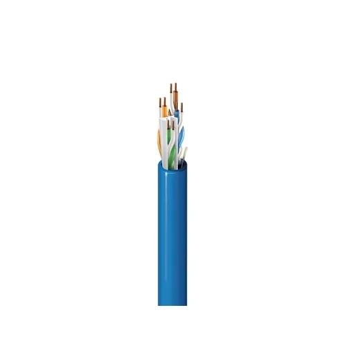 Belden 10GXS33 0051000 Category 6A Enhanced Premise Horizontal Cable 625 MHz, 4-Bonded Pairs, 23 AWG Solid BC Conductors, U/UTP, Plenum-CMP, Flamarrest PVC-LS Jacket,