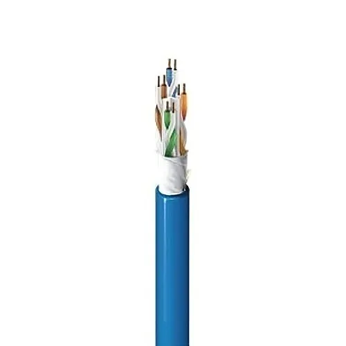 Belden 10GXW13 D15A1000 23/4 CAT6A U/UTP CMP Riser Cable, 1000', Blue