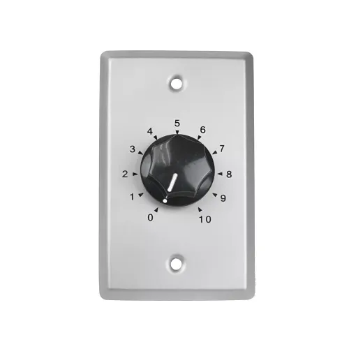 Lowell 10LVC 1-Gang Standard Economy Volume Control, 10W, Stainless Steel